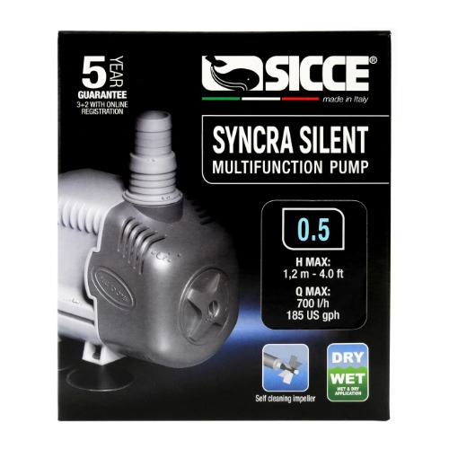 SICCE Syncra Silent 0.5 시세 수중모터 (8w)